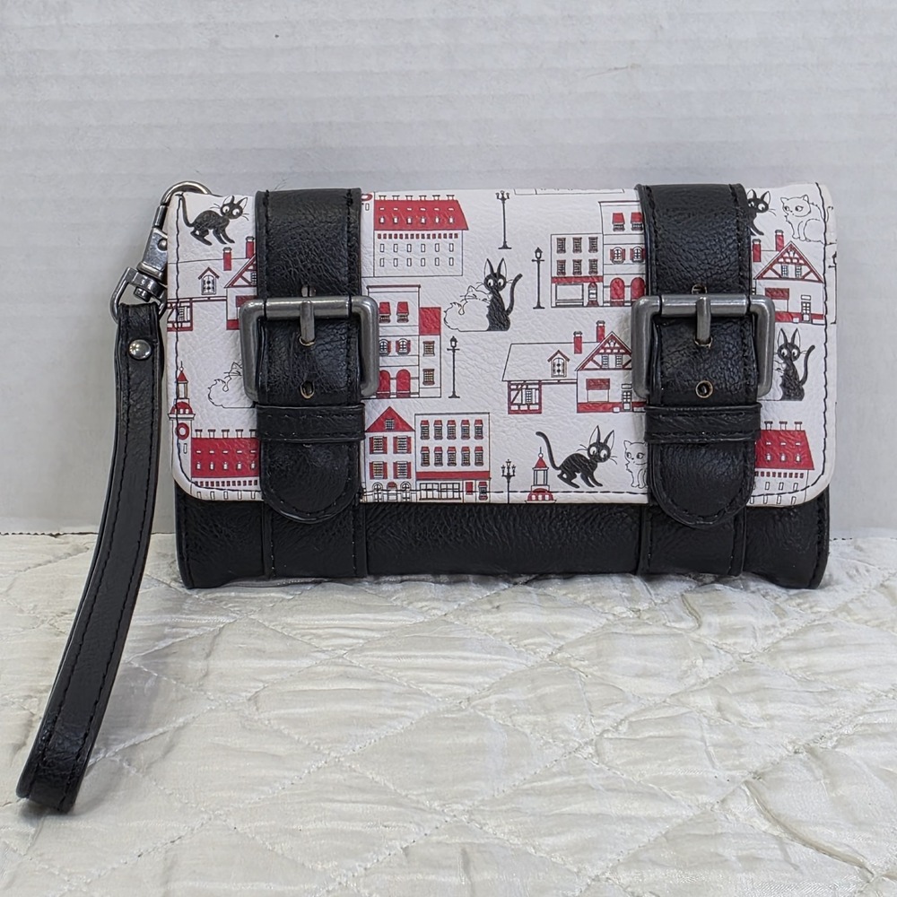 Loungefly Studio Ghibli Kiki's Delivery Service Double Buckle Wallet Cozy Witch